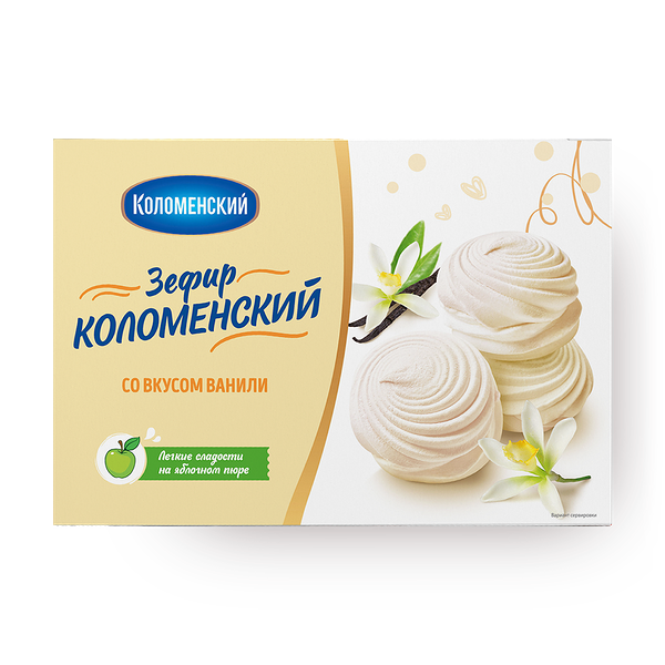 Зефир «ТМ Коломенский» со вкусом ванили