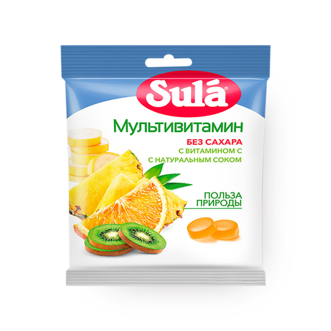 Леденцы Sula мультивитамин