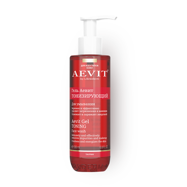 Гель для умывания Aevit by Librederm тонизирующий