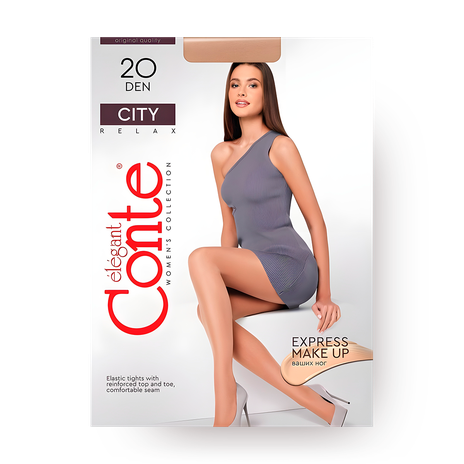 Колготки женские Conte Elegant City 40 Den размер 4 цвет Bronz