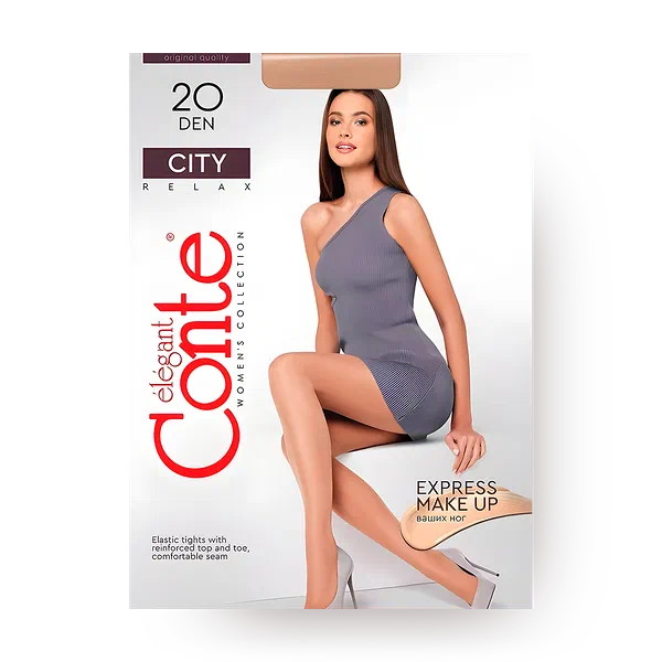 Колготки женские Conte Elegant City 40 Den размер 3 цвет Bronz