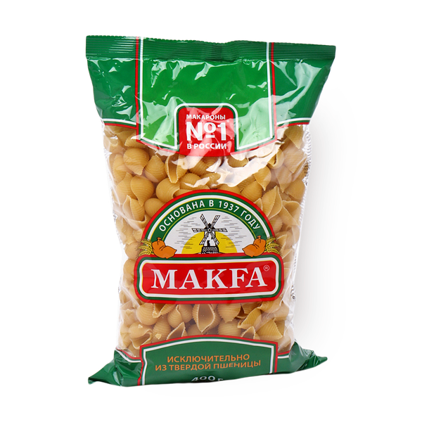 Макароны Ракушки Makfa