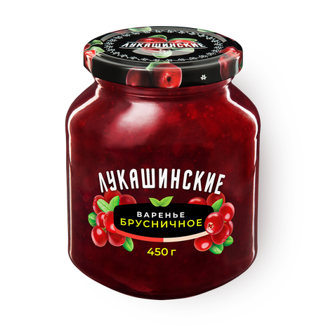Варенье брусничное «Лукашинские»
