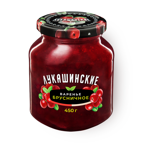 Варенье брусничное «Лукашинские»