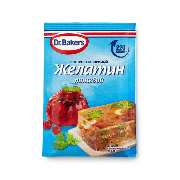 Желатин пищевой Dr.Bakers быстрорастворимый
