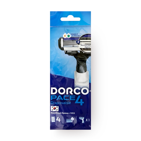Станок для бритья одноразовый Dorco Pace 4