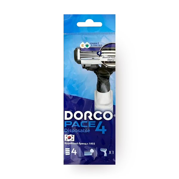 Станок для бритья одноразовый Dorco Pace 4