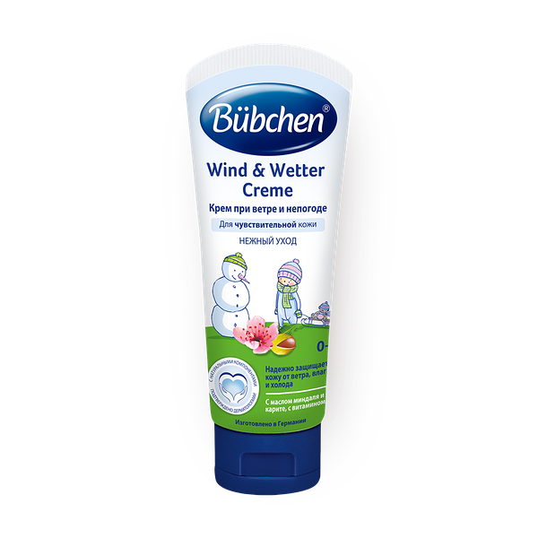 Крем детский Bubchen при ветре и непогоде