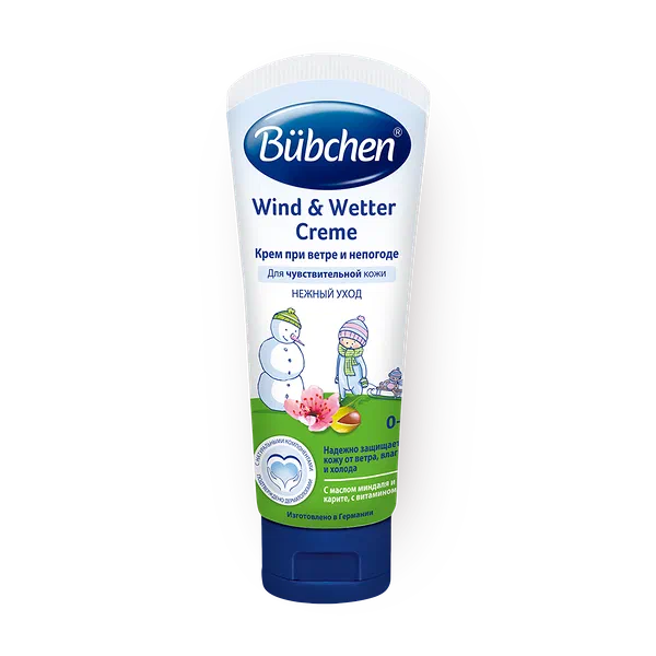 Крем детский Bubchen при ветре и непогоде