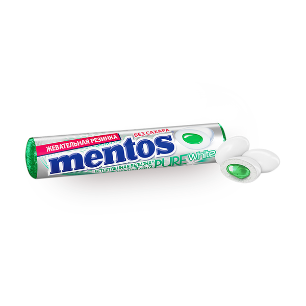 Жеватель­ная резин­ка Mentos Pure White