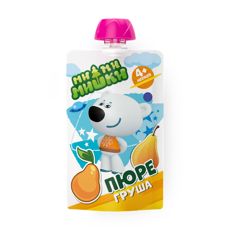 Пюре «Ми-ми-мишки» груша с 4 месяцев