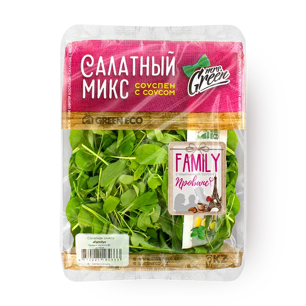 Смесь салатная с соусом «Миссис Грин» Семейный