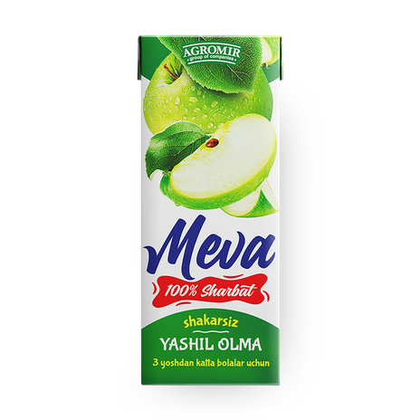 Сок яблочный осветленный восстановленный Meva Juice