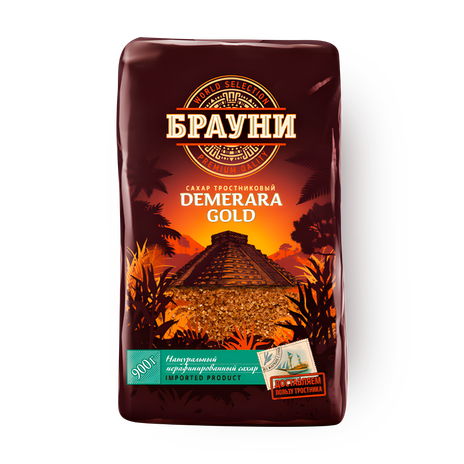 Сахар тростниковый Demerara Gold «Брауни»