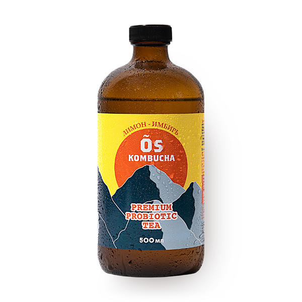 Комбуча Õs Kombucha лимон-имбирь