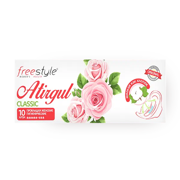 Прокладки женские гигиенические Free Style Atirgul Classic №10