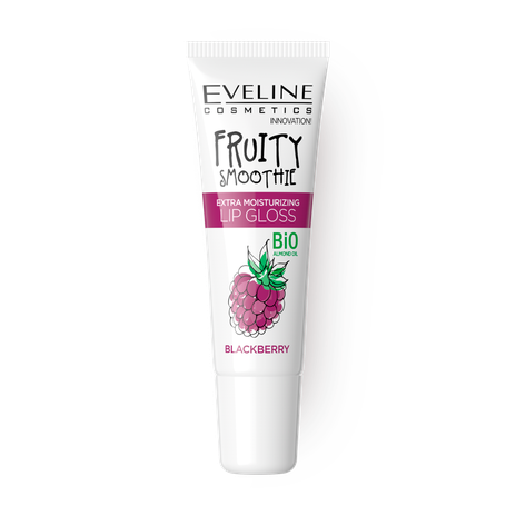 Блеск для губ Eveline Fruity Smoothie Blackberry экстраувлажняющий