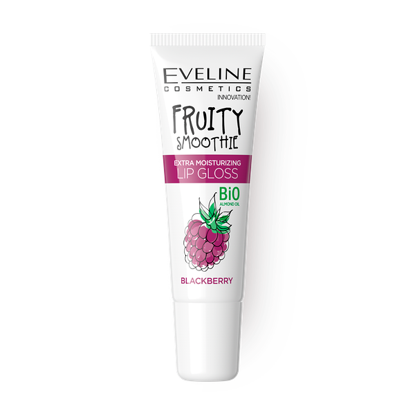 Блеск для губ Eveline Fruity Smoothie Blackberry экстраувлажняющий