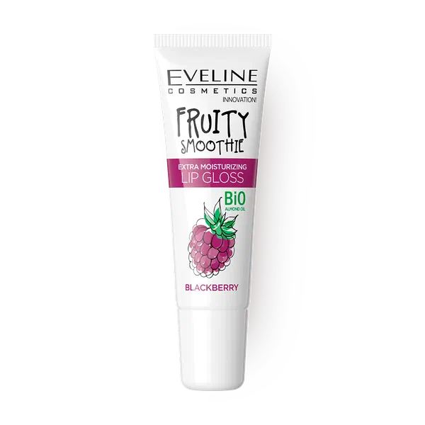 Блеск для губ Eveline Fruity Smoothie Blackberry экстраувлажняющий