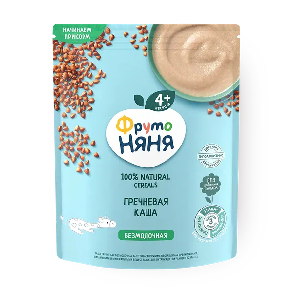 Каша безмолочная гречневая «ФрутоНяня» быстрорастворимая