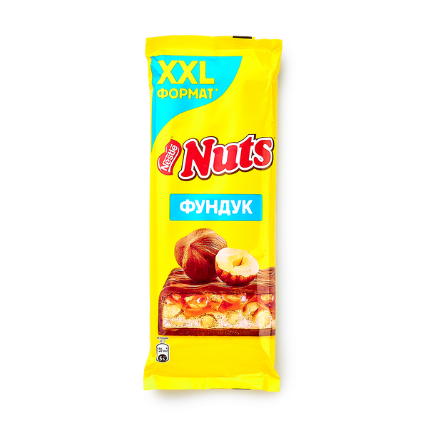 Шоколад молоч­ный Nuts XXL фундук