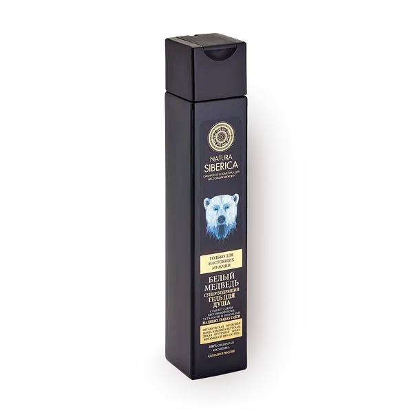 Гель для душа Natura Siberica Men Белый медведь