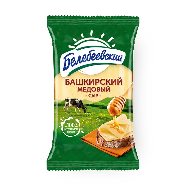 Сыр Башкирский «Белебеевский» медовый 50%