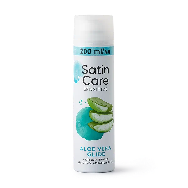 Гель для бритья Satin Care Aloe Vera Glide для чувствительной кожи