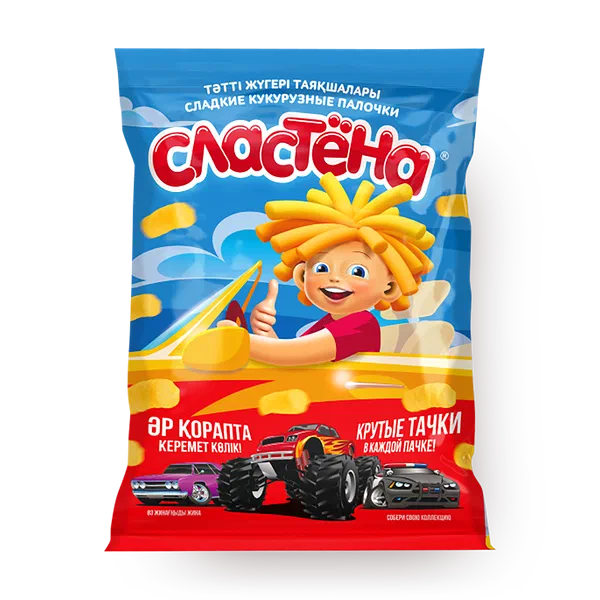 Кукурузные палочки Супер-тачки «Сластёна»