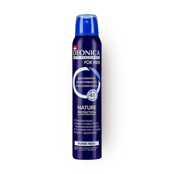 Дезодорант-антиперспирант Deonica For Men Nature Protection, спрей