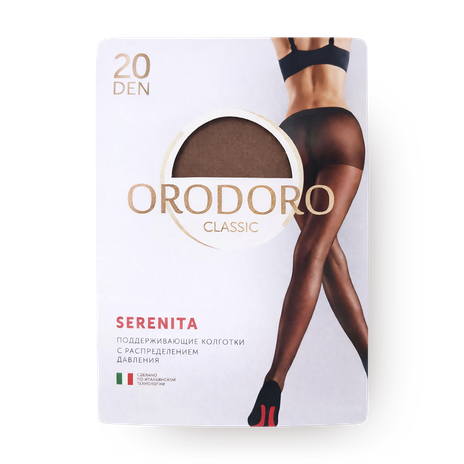 Колготки женские Orodoro Serenita 20 den цвет Glace размер 5