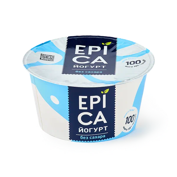 Йогурт Epica натуральный без сахара 6%