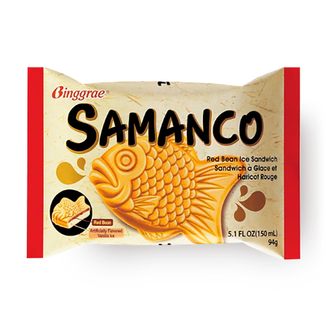 Мороженое-сэндвич Binggrae с фасолью