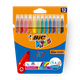 Фломастеры цветные Bic Kids Kid Couleur 12 цветов смываемые