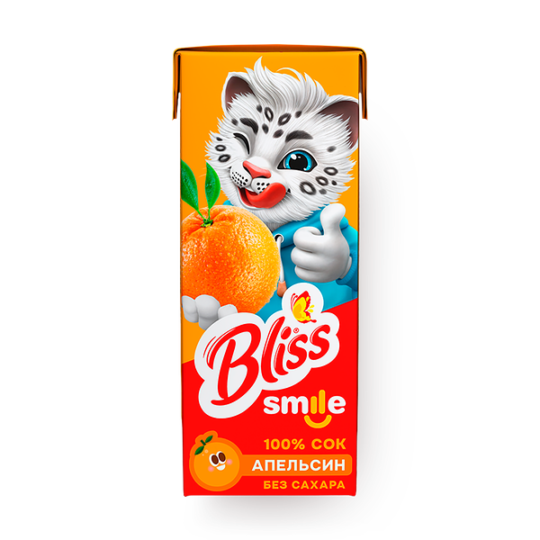 Сок апельсин-яблоко неосветленный восстановленный Bliss