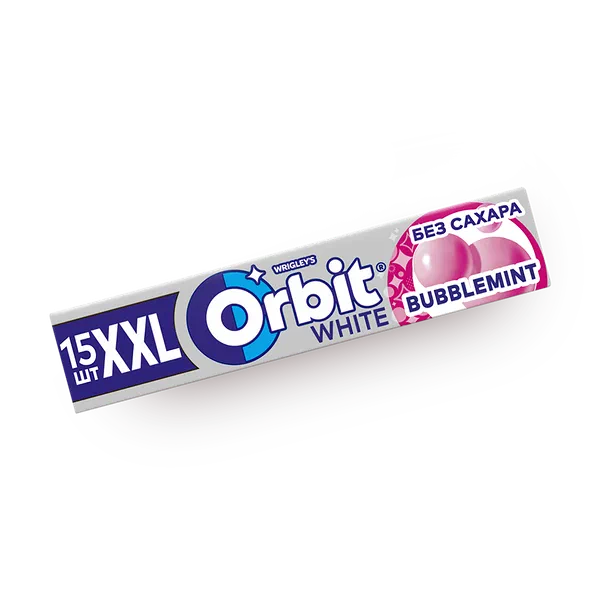 Жевательная резинка Orbit White XXL Bubblemint