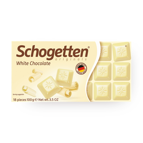 Шоколад белый Schogetten White порционный