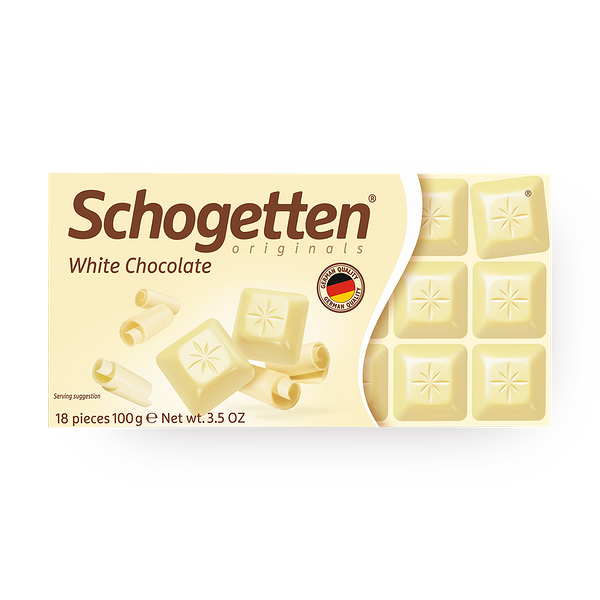 Шоколад белый Schogetten White порционный