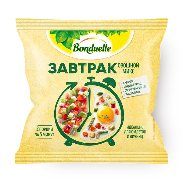 Овощной микс для завтрака с кабачком Bonduelle
