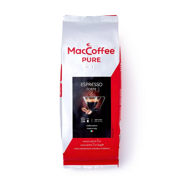 Кофе в зёрнах Espresso Forte Maccoffee Pure
