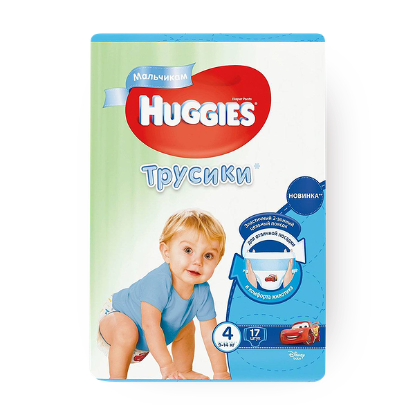 Трусики Huggies Conv 4 17 Boy