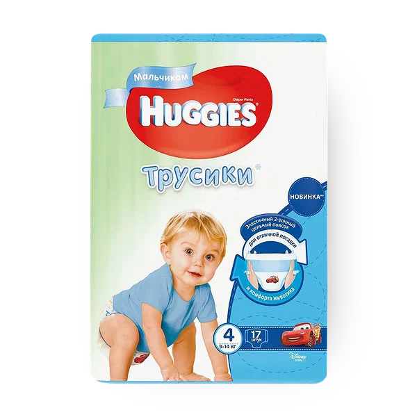 Трусики Huggies Conv 4 17 Boy
