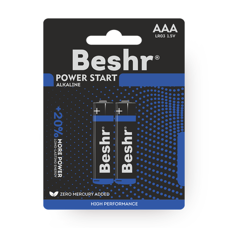Батарейка Beshr Power Star Alkaline 2Baaa Lr03 1.5V