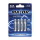 Батарейки Major Ultra Alklaine AAA
