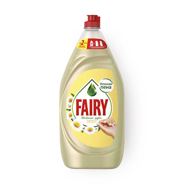 Средство для мытья посуды Fairy Нежные руки ромашка и витамин E