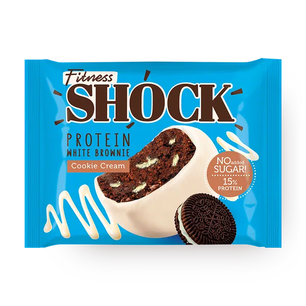 Пирожное протеиновое Fitness Shock брауни печенье Oreo в глазури