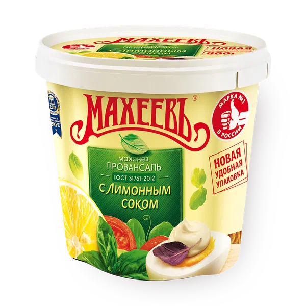Майонез с лимонным соком провансаль «Махеевъ» 50,5%
