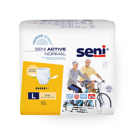 Подгузники-трусы Seni Active Norma Large для взрослых обхват 100-135 см