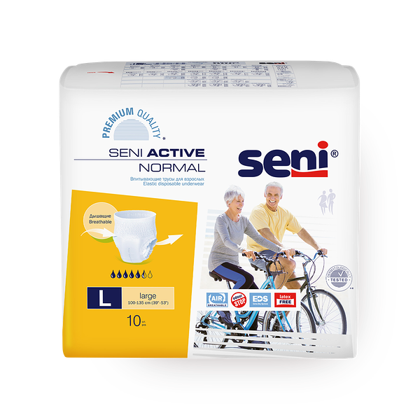 Подгузники-трусы Seni Active Norma Large для взрослых обхват 100-135 см