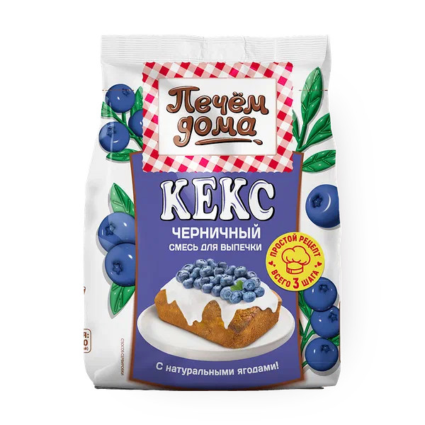 Смесь для выпечки Кекс Черничный Печем дома